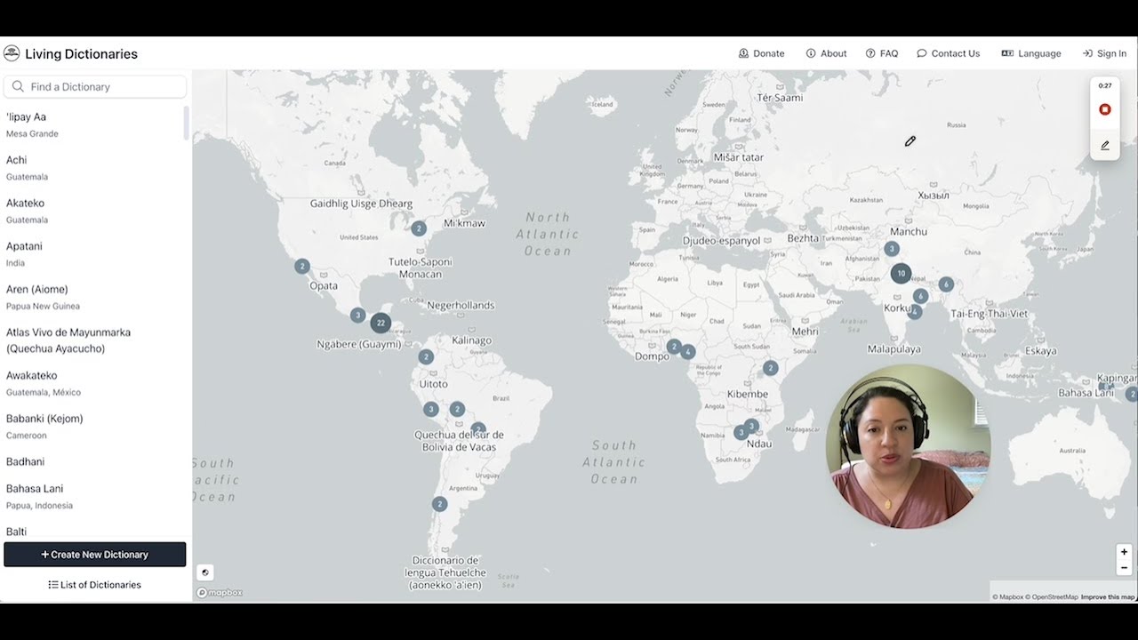 Tutorial 1 - How to create an account and a new Living Dictionary