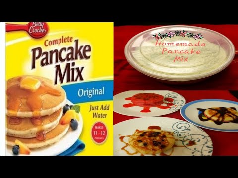 How To Make Instant Pancake Mix!Easy, Quick and Inexpensive|different types of pancakes with one mix