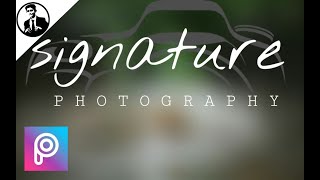 Photography signature Logo picsart tutorial | photography signature lo