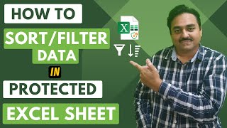 How to Sort Data in Excel Protected Sheet | Allow Filter in Excel Protected Sheet