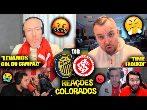 REAÇÕES dos COLORADOS FURIOSOS com a DERROTA -ROSARIO CENTRAL 1X0 INTERNACIONAL [REACT SULAMERICANA]