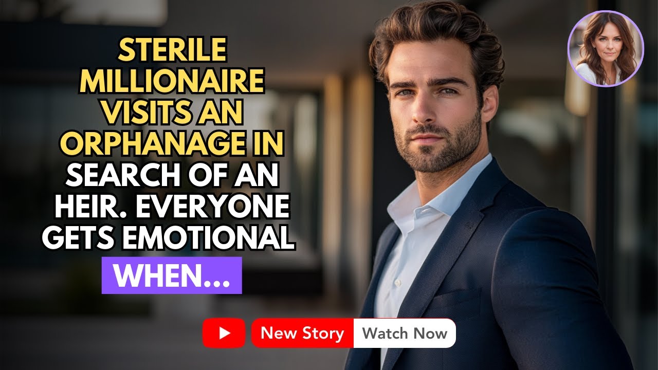STERILE MILLIONAIRE VISITS AN ORPHANAGE IN SEARCH OF AN HEIR. EVERYONE GETS EMOTIONAL WHEN...