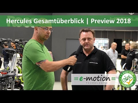 Hercules e-Bikes: Neuheiten 2018 | Pedelec Preview, Vorschau