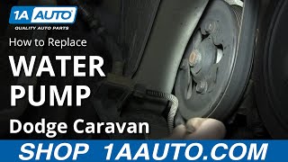 preview picture of video 'How To Install Replace Water Pump 2001-07 3.3L 3.8L Dodge Caravan Chrysler Town and Country'