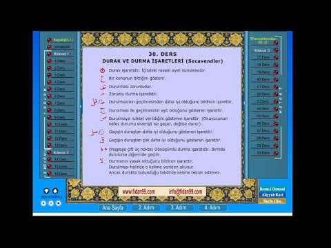 Kuran Öğreniyorum 30 (SON DERS)