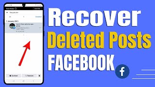 How To Recover Facebook Deleted Posts From Facebook Recycle Bin Folder