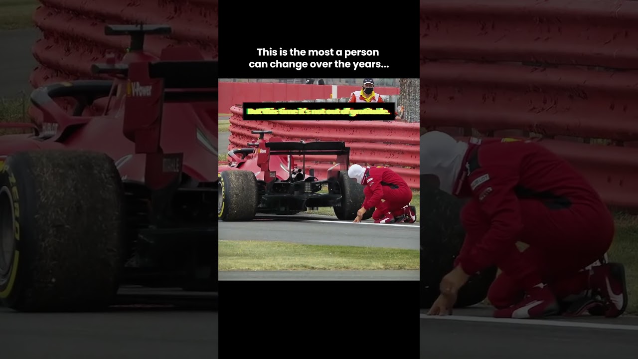 This is Sebastian Vettel's transformation from Redbull to Ferrari in Formula 1