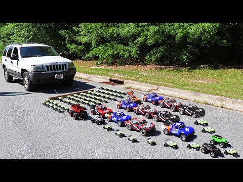 1st YouTube video about how much weight can an rc car pull