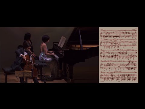 Yuja Wang, Gautier Capuçon: Grieg, Sonate violoncelle et piano en la mineur opus 36 (avec partition)
