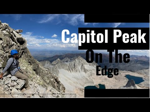 Capitol Peak On The Edge #colorado #mountainclimbing