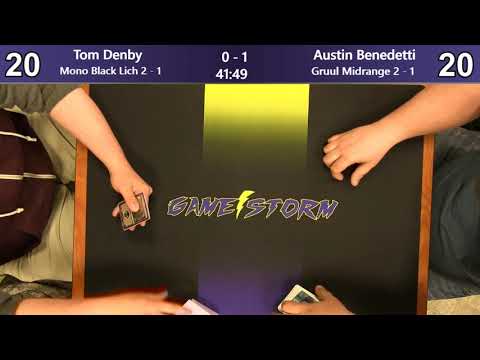 Tom Denby (Mono Black Lich) vs Austin Benedetti (Gruul Midrange) - Friday Night Standard 5/3/19