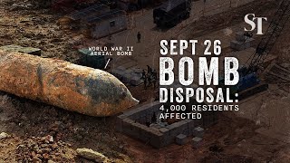 WWII bomb detonation on Sept 26: 4,000 residents to temporarily vacate homes