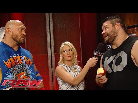 The outspoken Kevin Owens confronts Ryback: Raw, September 7, 2015