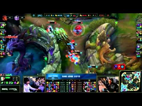 CLG vs JAG - Crazy End + Darshan backdoor - Game 1 IEM San Jose 2015