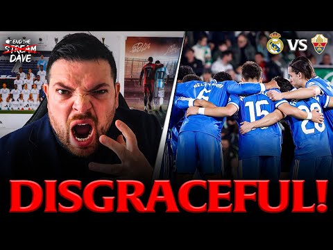 DISGRACEFUL 🤬 MADRID DESERVED TO LOSE | Elche 2-2 Real Madrid MATCH REACTION