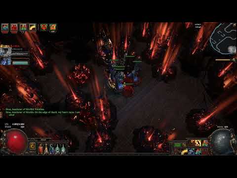 PoE 3.15 Ancestral Warchief 250 million DPS vs 200% HP Sirus A9