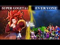 MUGEN AI BATTLE Super Gogeta4 Vs EVERYONE