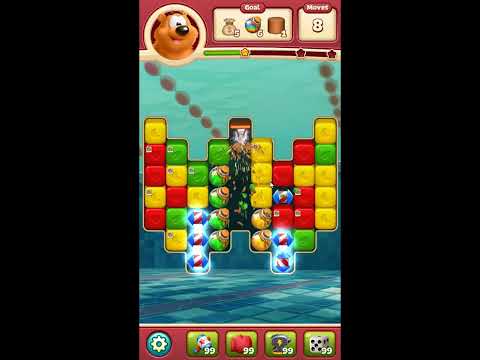 Toon Blast Level 7999 - NO BOOSTERS 🐻🐺🐱 | SKILLGAMING ✔️