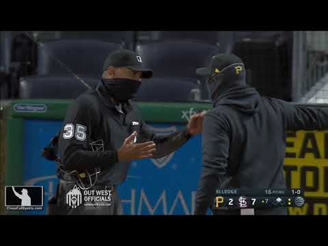 Ejection 64 - Umpire Jeremie Rehak Ejects Pittsburgh's Jacob Stallings After Last Inning Strikeout