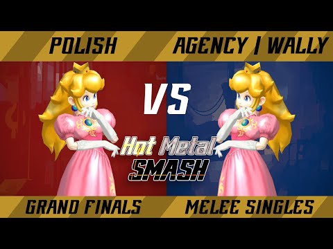 Hot Metal Smash #9 Grand Finals - Polish (Peach) vs. Agency | Wally (Peach) - Melee