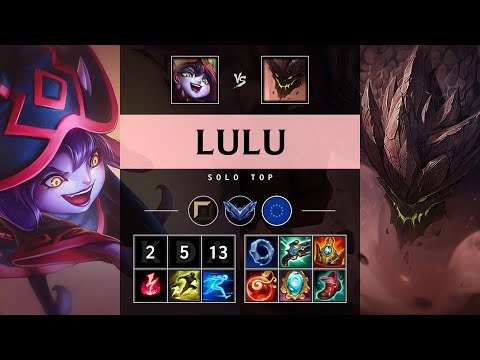 Lulu Top vs Malphite - EUW Diamond Patch 25.12