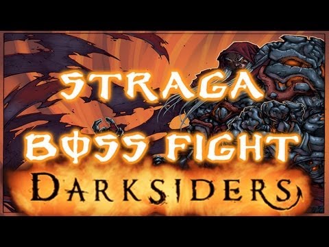 Darksiders Boss Fight Lava Golem/Straga