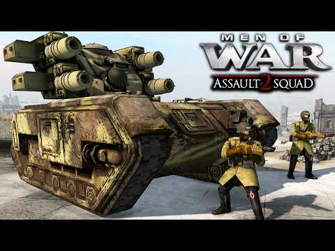 NO RETREAT ON ARMAGEDDON | Steel Legion vs Orks - Men of War: Warhammer 40k (4K, Cinematic)