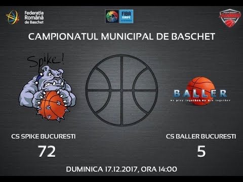 CS Spike Bucuresti - CS Baller Bucuresti 72-5 (Final de meci, HD Version 17.12.2017)