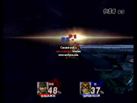 SSBB - Falcon's Down B Does NOT Suck