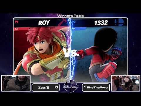 Zeb/9 (Roy) vs. FireThePyro (Mii Brawler) - Orbitar 85 - Pools