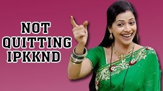 Payal aka Deepali Pansare NOT QUITTING Iss Pyaar Ko Kya Naam Doon 22nd October 2012 video