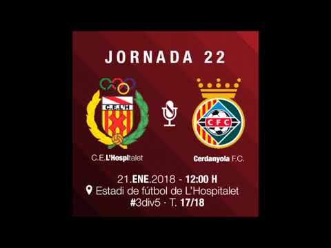Gol Manzi C. E. L´Hospitalet - Cerdanyola F. C. (2-0)