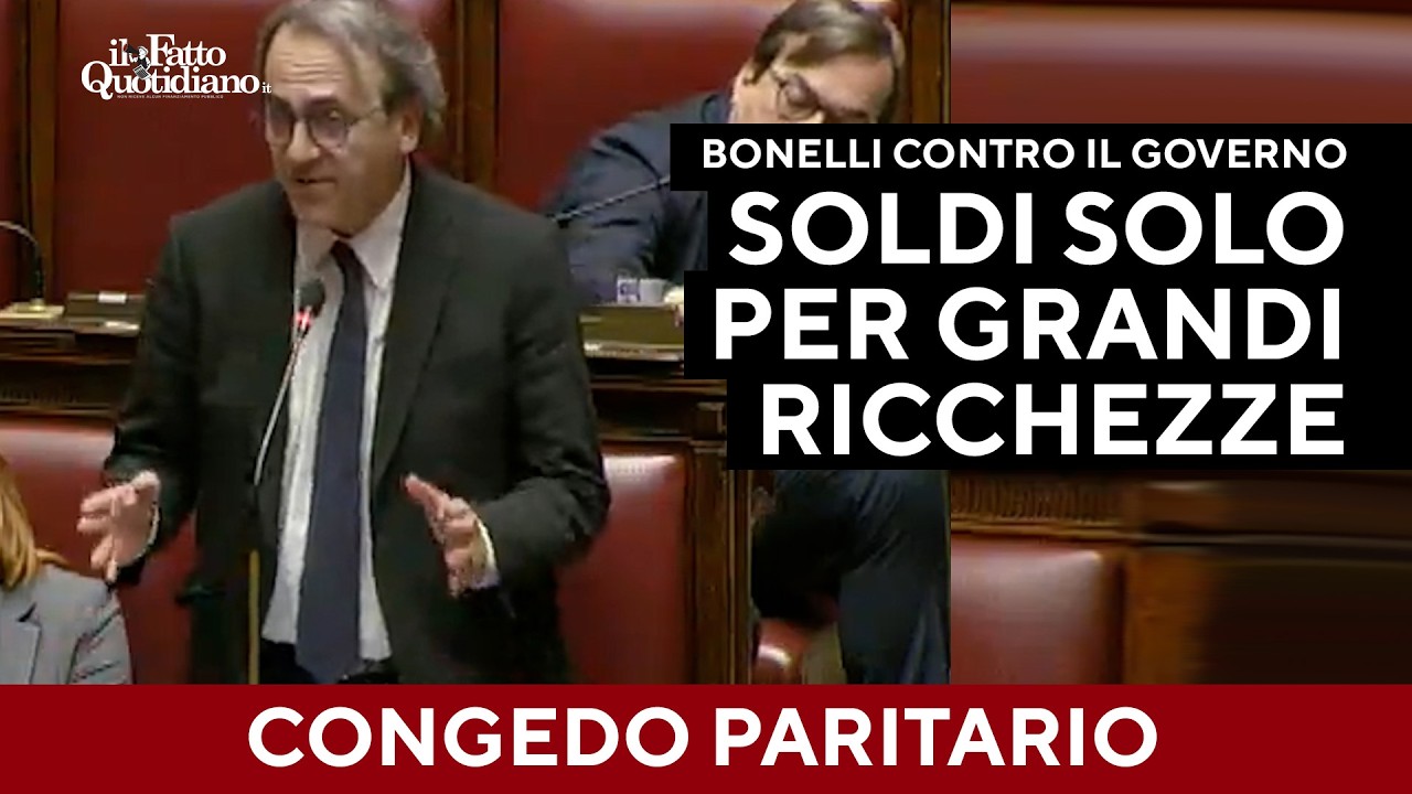 Bonelli: "Di fronte alla denatalità fate tagli alle politiche sociali, soldi solo per i ricchi"