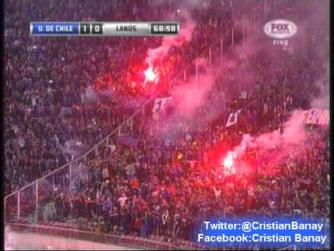Universidad de Chile 1 Lanus 0 (Relato Ernesto Diaz Correa ) Copa Sudamericana 2013  (25/9/2013)