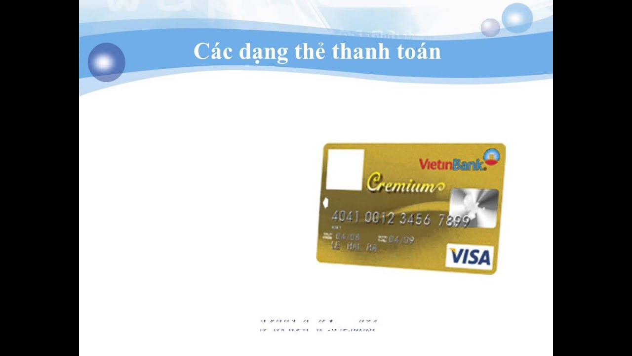 Thương mại điện tử - [Bài giảng] Các hình thức thanh toán điện tử [phần 1]