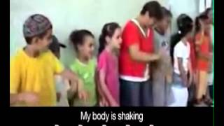 Children Singing to Overcome Fear - Israel under attack