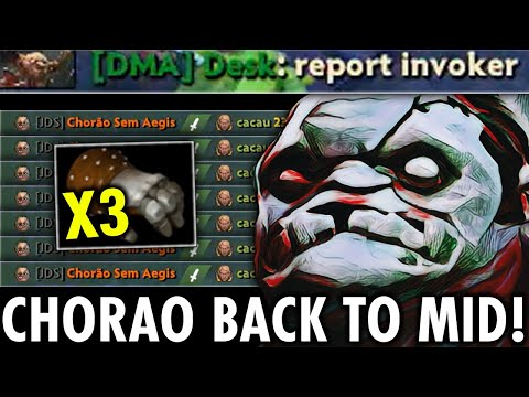 HE BOUGHT 3x GAUNTLETS nonstop Delete Invoker Mid - OMG Chorao Pudge is Back!!! | Genius Pudge