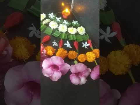 🌿 leaf flowers 🌹 decoration ideas manjusha everything subscribe 💗 like shear #shortvideo #youtube