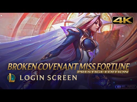 Prestige Broken Covenant Miss Fortune | 4K Login Screen - League of Legends