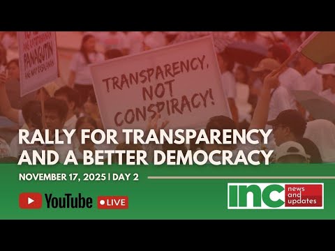 Rally For Transparency and a Better Democracy (November 17, 2025)