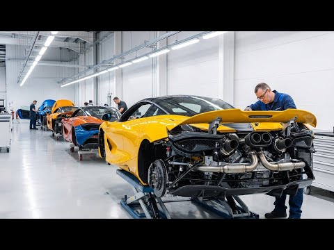 Thumbnail for Inside the McLaren Factory – Building the $350,000 Supercar (Full Process) by Video c, Supercar, Video ca, video, Car, Van, Robot, vide, video i