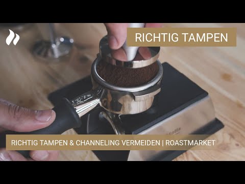 Richtig Espresso Tampen und Channeling vermeiden - Espresso Zubereitung | roastmarket
