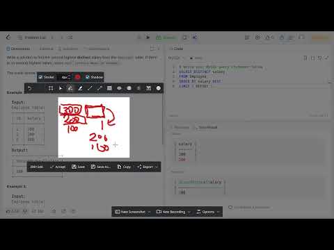 Second Highest Salary Leetcode 176sql Query Coding Sql Leetcode Programming Java Python