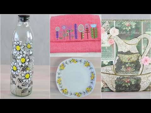 ManosalaObraTv 2019 Programa 18 - Vitroesmalte Horneable - Costura y Bordado - Cuadros Vintage