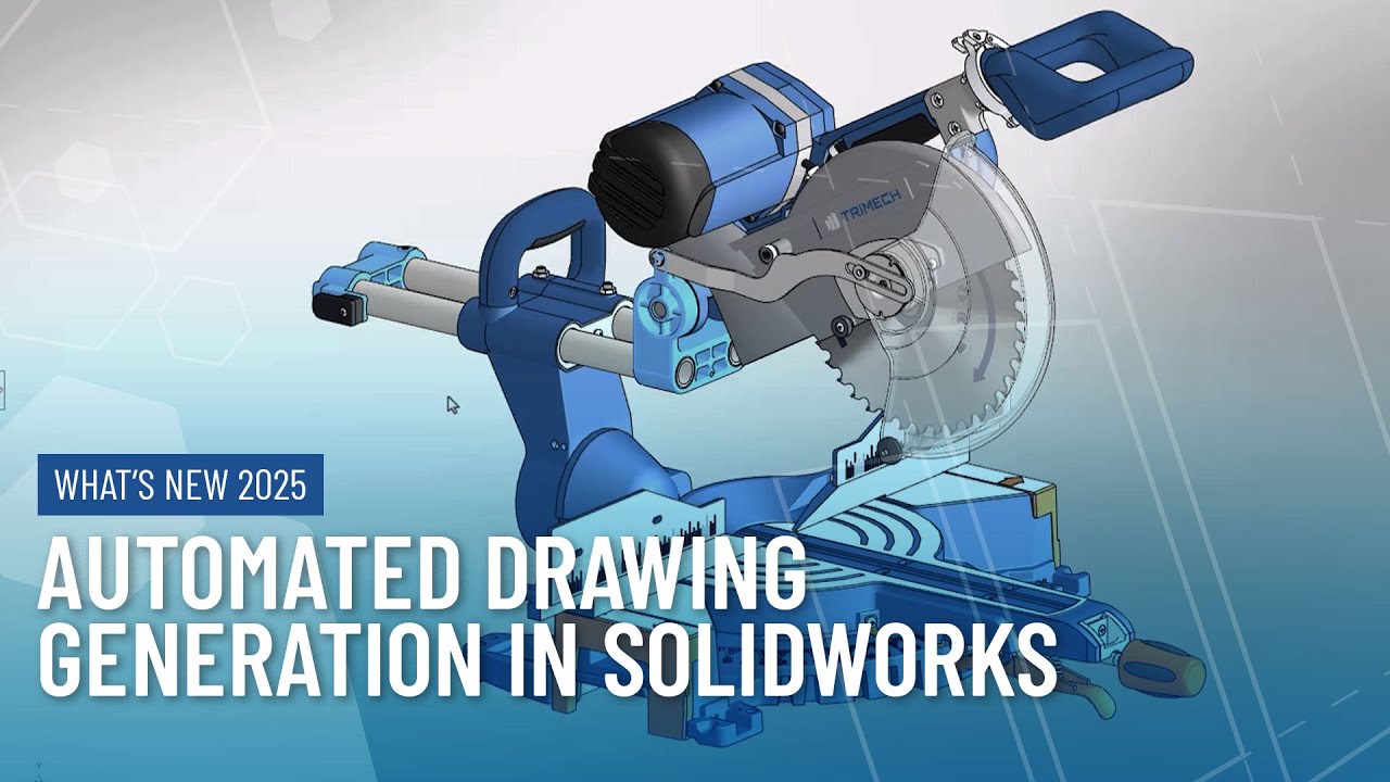 Automatically Generate Technical Drawings with SOLIDWORKS 2025