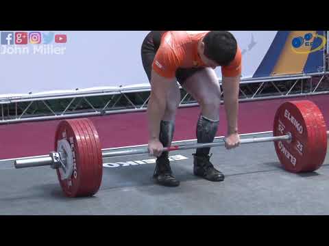 Joey Ma - 8th Place 712.5kg Total - 83kg Class 2019 EPF Classic Open