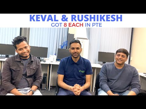Rushikesh and Keval 8 Each in PTE | New Speaking Strategies | Language Academy PTE NAATI & IELTS