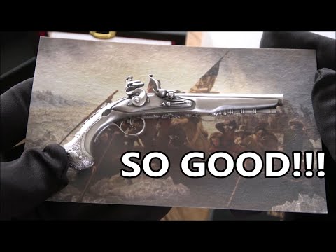 George Washington's Flintlock Pistol 2 oz Pure Silver Coin Review!