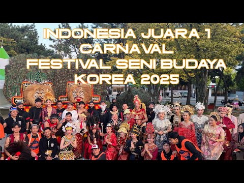FULL 1 jam..  INDONESIA juara 1 carnaval di KOREA