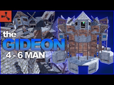 The Gideon - 4/6 Man Base - STRONG & COZY Opencore - MOUNTAIN Roof & OP Compound - Rust Base Designs
